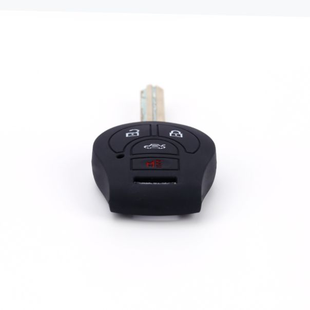 888 CAR ACCESSORIES Silikonska navlaka za ključeve crna Nissan - APT1016.10.B