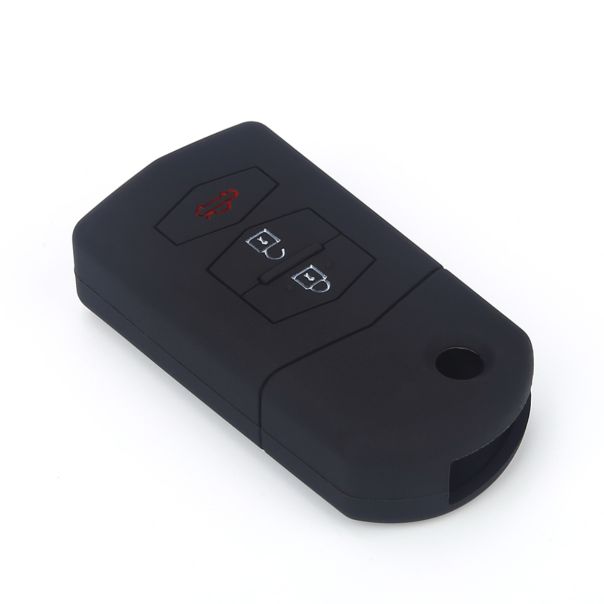 888 CAR ACCESSORIES Silikonska navlaka za ključeve crna Mazda - APT1017.01.B