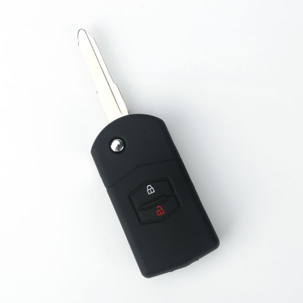 888 CAR ACCESSORIES Silikonska navlaka za ključeve crna Mazda - APT1017.03.B