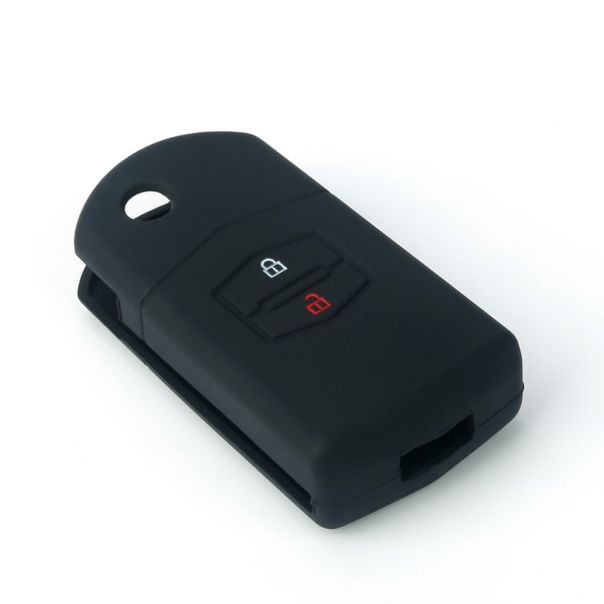 888 CAR ACCESSORIES Silikonska navlaka za ključeve crna Mazda - APT1017.03.B