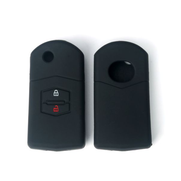 888 CAR ACCESSORIES Silikonska navlaka za ključeve crna Mazda - APT1017.03.B