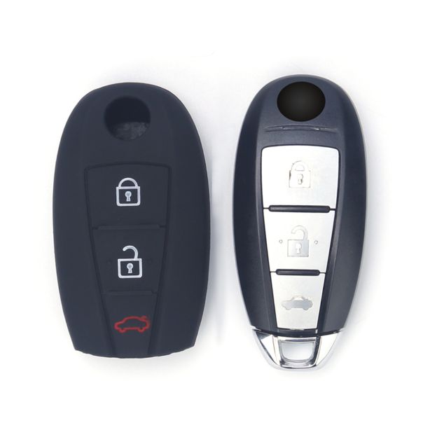 888 CAR ACCESSORIES Silikonska navlaka za ključeve crna Suzuki - APT1018.05.B