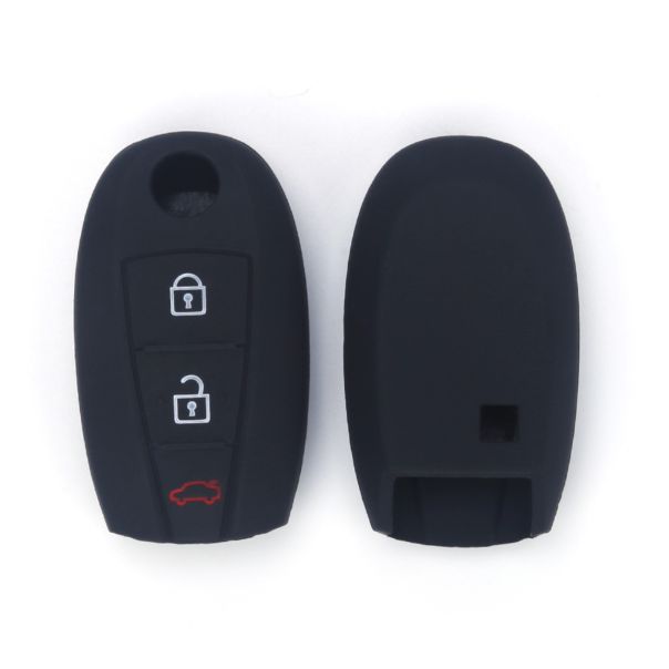 888 CAR ACCESSORIES Silikonska navlaka za ključeve crna Suzuki - APT1018.05.B