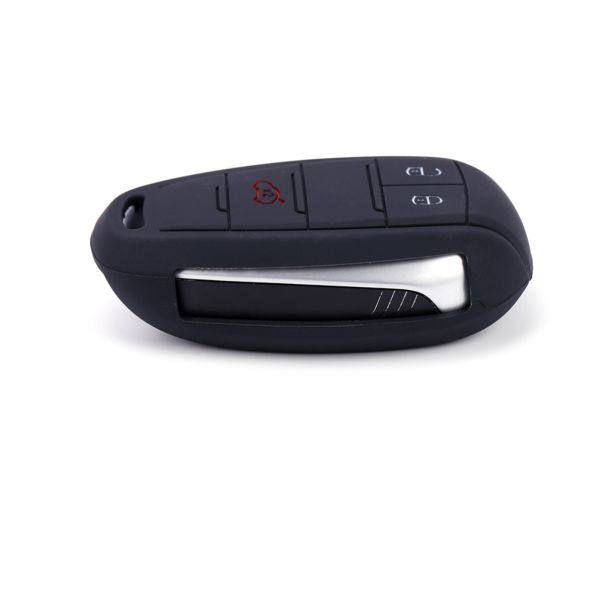 888 CAR ACCESSORIES Silikonska navlaka za ključeve crna Alfa Romeo - APT1019.03.B