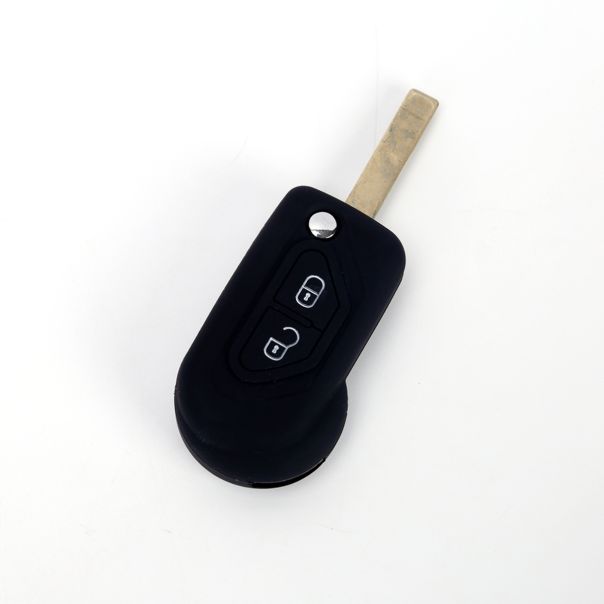 888 CAR ACCESSORIES Silikonska navlaka za ključeve crna Citroen - APT1021.04.B