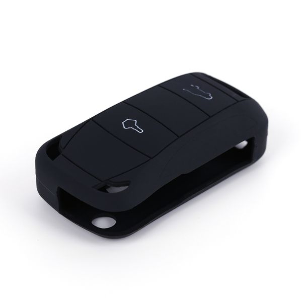 888 CAR ACCESSORIES Silikonska navlaka za ključeve crna Porsche - APT1029.02.B