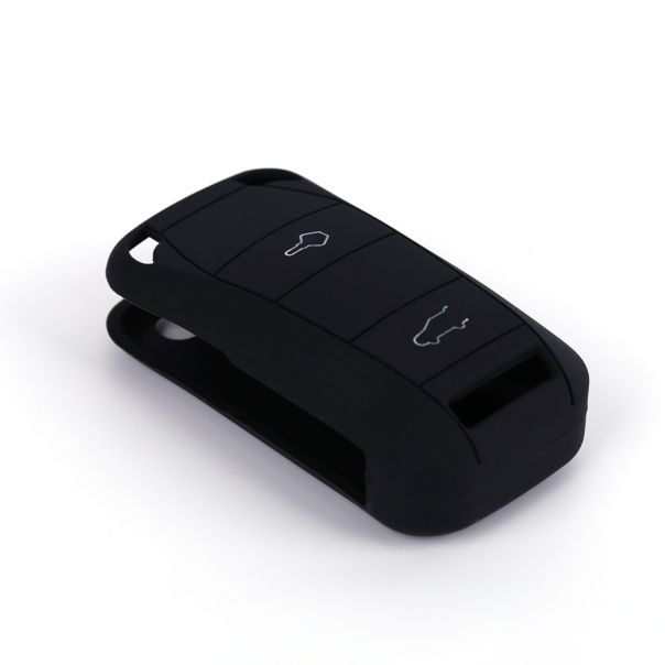 888 CAR ACCESSORIES Silikonska navlaka za ključeve crna Porsche - APT1029.02.B