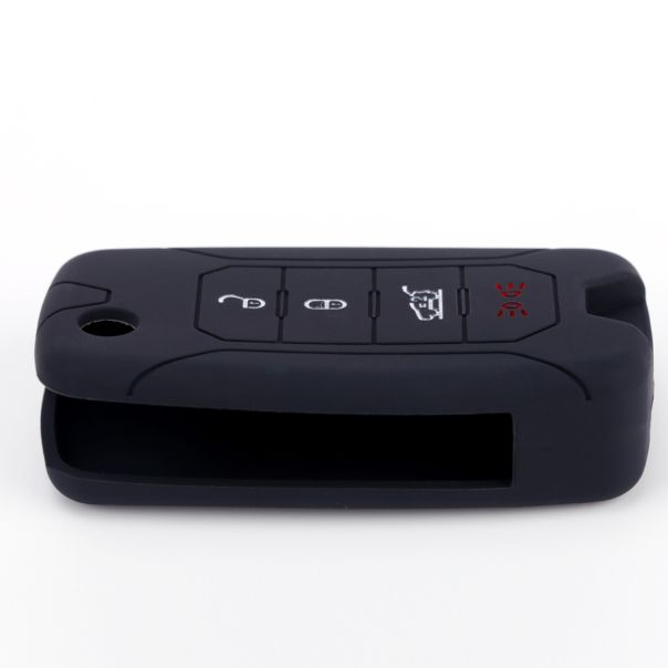 888 CAR ACCESSORIES Silikonska navlaka za ključeve crna Jeep - APT1035.02.B