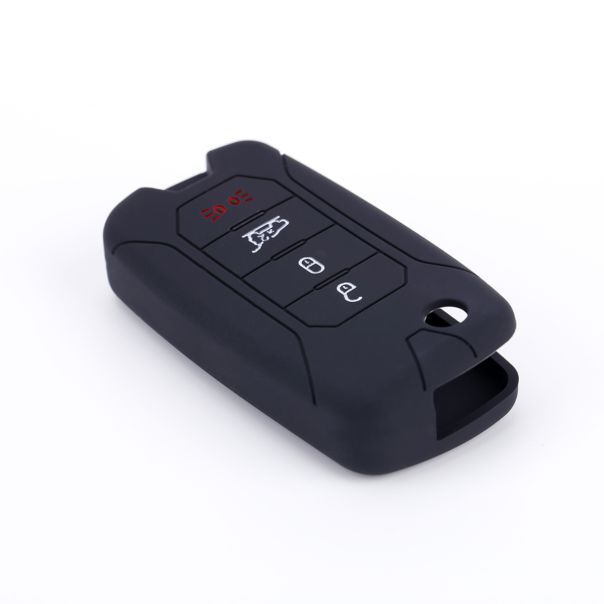 888 CAR ACCESSORIES Silikonska navlaka za ključeve crna Jeep - APT1035.02.B