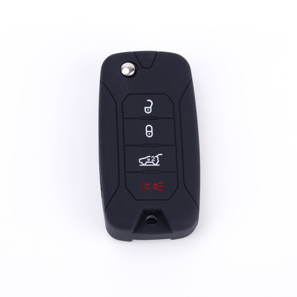 888 CAR ACCESSORIES Silikonska navlaka za ključeve crna Jeep - APT1035.02.B