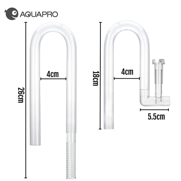 Nanobit Aquapro set plastični Skimmer Outflow+Inflow, providni napredna verzija+Vortex 12mm - EP3105471
