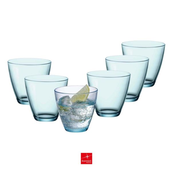 Staklene čaše BORMIOLI 6/1 plave - EP3047307