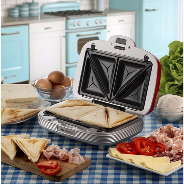 ARIETE Aparat za sendviče, mafine I krofne AR1972RD - AR1972