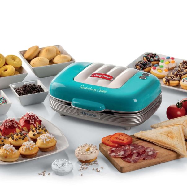 ARIETE Aparat za sendviče, mafine I krofne AR1972BL - AR1972BL
