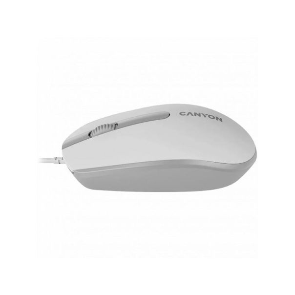 CANYON Miš Wired optical with 3 buttons DPI 1000 with 1 - AR2CNECMS10WG