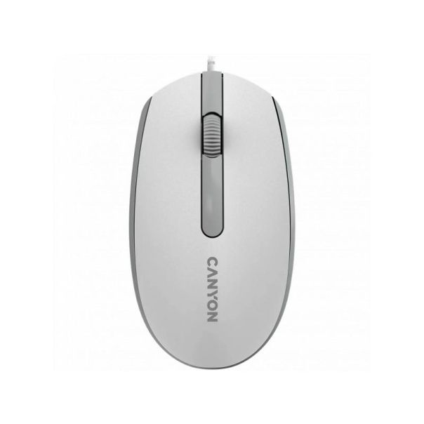 CANYON Miš Wired optical with 3 buttons DPI 1000 with 1 - AR2CNECMS10WG