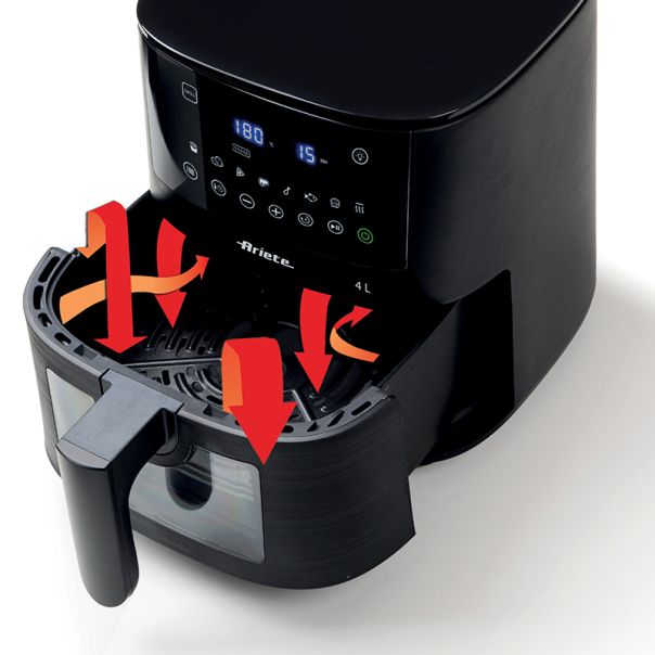 ARIETE Friteza na vruć vazduh crna 1400W 4L (4633) - AR4633BK