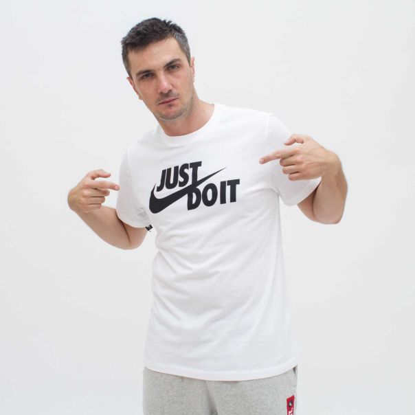 NIKE Majica kratak rukav m nsw tee just do it swoosh m - AR5006-100