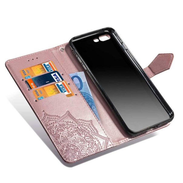 Maska za Samsung S10e/ G970 roze na preklop Arabesque flip - 036962