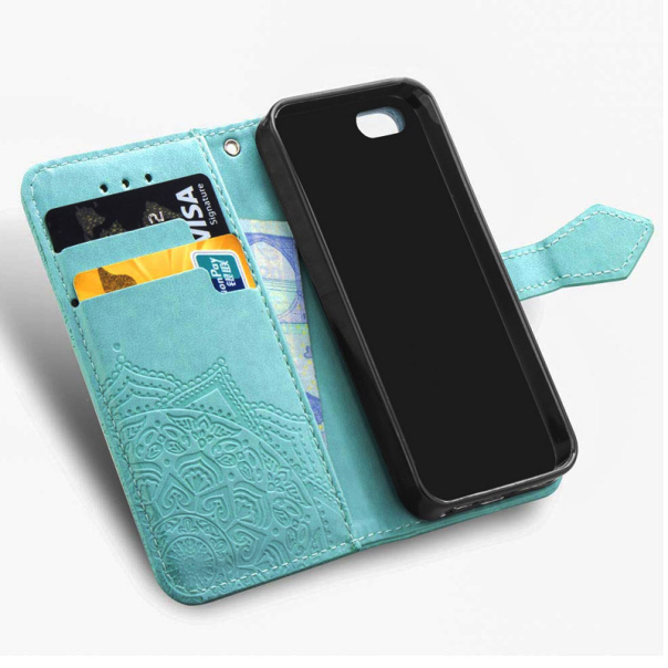 Maska za Samsung S10e/ G970 zelena na preklop Arabesque flip - 036963-1