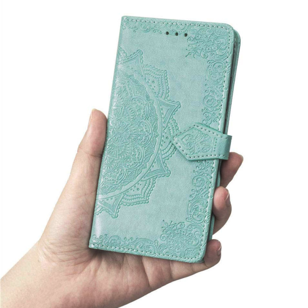 Maska za Samsung S10e/ G970 zelena na preklop Arabesque flip - 036963-1