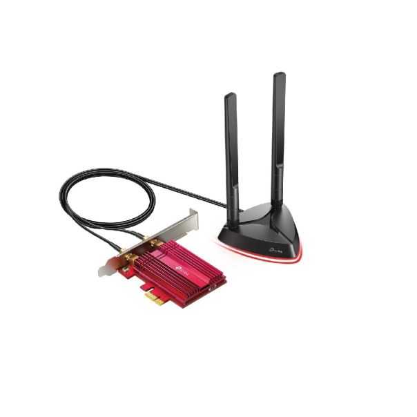 TP LINK TP-LINK AX3000 Wi-Fi 6 Bluetooth 5.0 PCIexpresa adapter2402Mbps 574Mbps 2 antene high gain - ARCHER TX3000E
