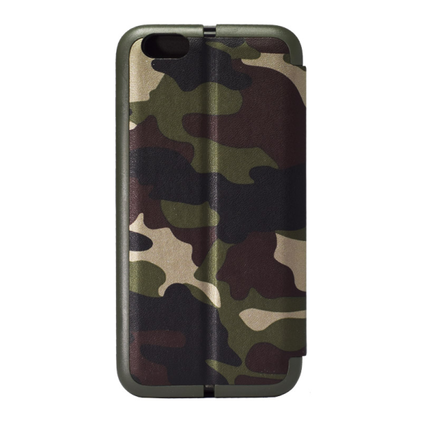 Maska za iPhone 6 na preklop Army flip cover zelena - 017432