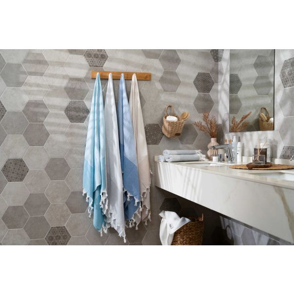 DEKOR DOM Peškir 90x175cm Peshtemal, bež - 024970