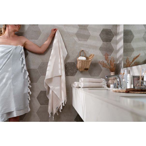 DEKOR DOM Peškir 90x175cm Peshtemal, bež - 024970