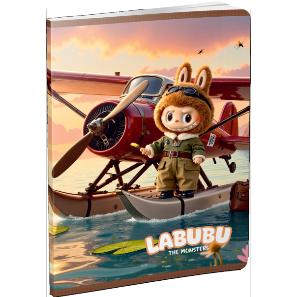 MOJA KNJIZARA SVESKA TRENDY LBB A4/52 MEKA KARO set od 10 komada - 7418-1