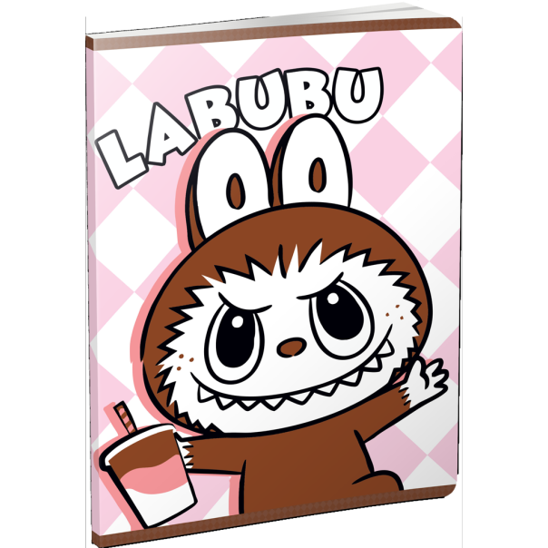 MOJA KNJIZARA SVESKA TRENDY LBB A5/52 MEKA KARO set od 10 komada - 7416