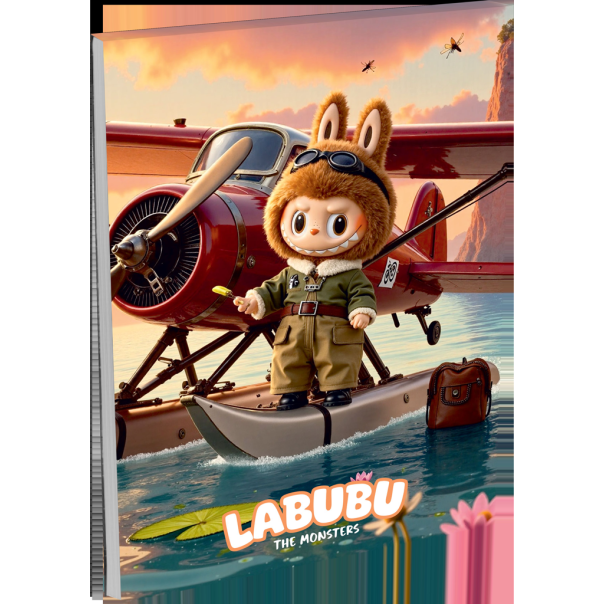 MOJA KNJIZARA BLOK ZA BELEŠKE MEK POVEZ A6/50 LBB set os 10 komada - 7513-1-1