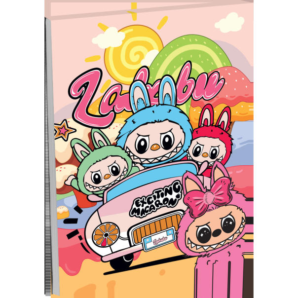 MOJA KNJIZARA BLOK ZA BELEŠKE MEK POVEZ A6/50 LBB set os 10 komada - 7513-1-1