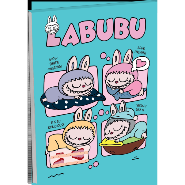 MOJA KNJIZARA BLOK ZA BELEŠKE MEK POVEZ A7/50 LBB set od 10 komada - 7514-1