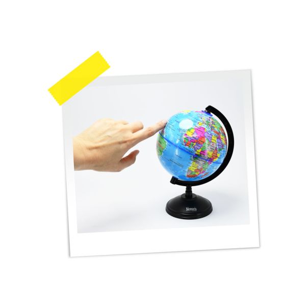 MOJA KNJIŽARA GLOBUS Memoris 14CM PVC WY - 64041-1