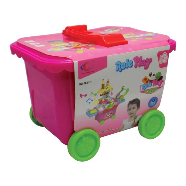 MOJA KNJIŽARA IGRAČKA KOFER TROLLEY FAST FOOD SET OP841 - 70047