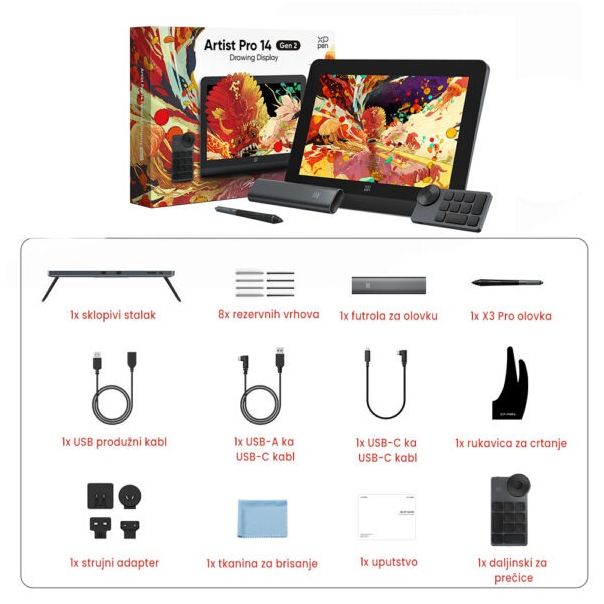 XP-Pen Artist Pro 14 (Gen 2) - MD140FH