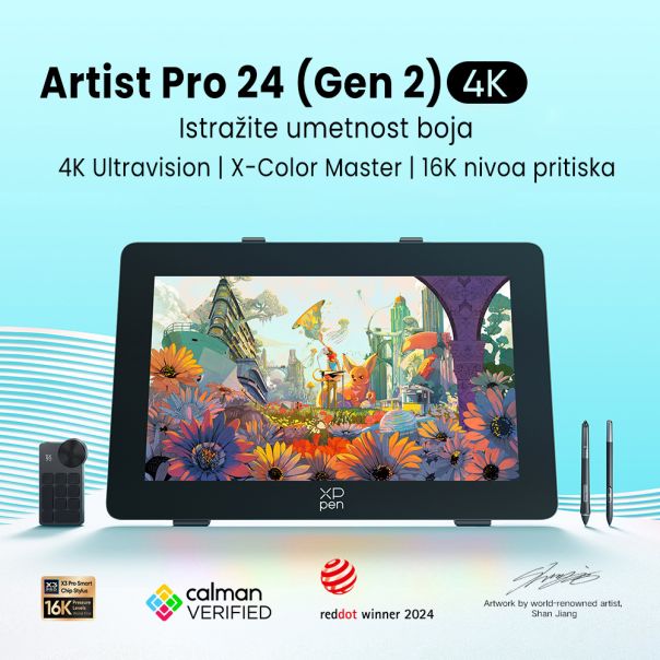 XP-Pen Artist Pro 24 (Gen 2) 4K - MD240UH_EU