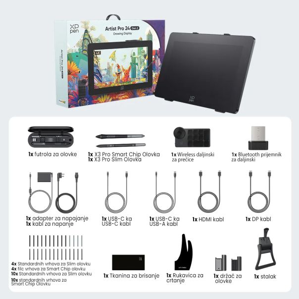 XP-Pen Artist Pro 24 (Gen 2) 4K - MD240UH_EU