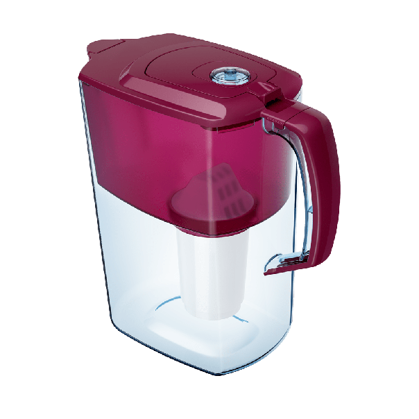 AQUAPHOR Bokal za filtriranje vode 4L Atlant, bordo - 227-1-1