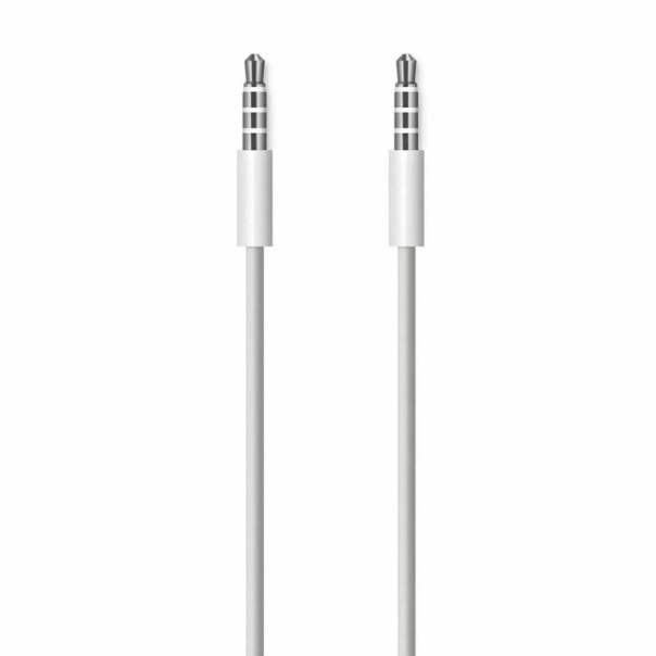 Audio kabel AUX 3,5mm beli 1m - 613825