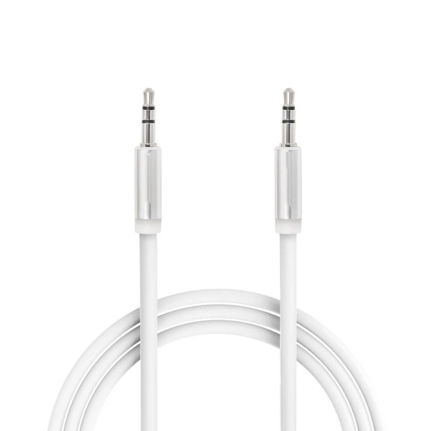 Audio kabel Teracell AUX 3.5mm beli 2m - 054402