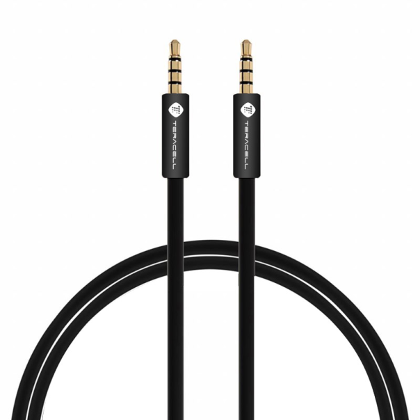 Audio kabel Teracell AUX 3.5mm crni 0.5m - 056944