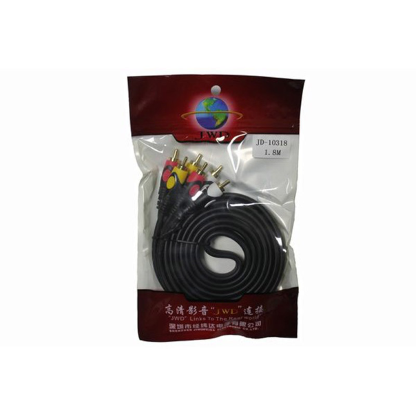 Audio kabel 3RCA na 3RCA JWD-AU02 1.8m - 605819