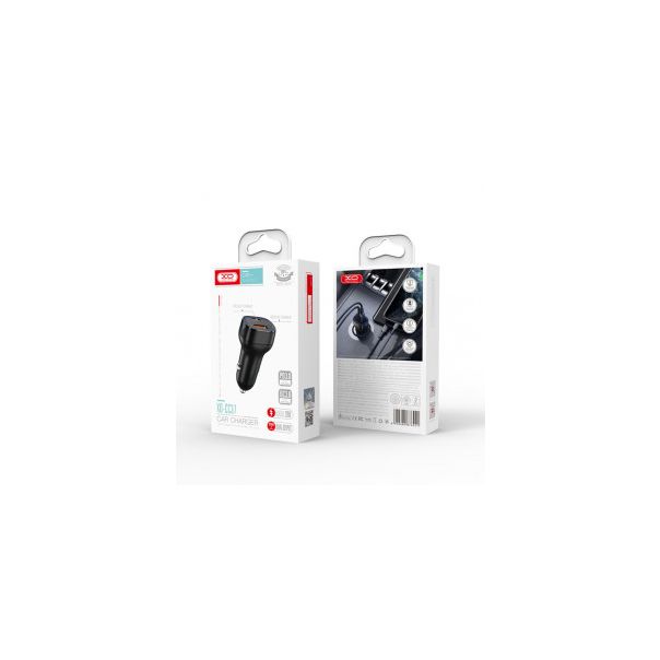 XO Auto punjač -CC37 USB+Type-C 20W, crna - 20921