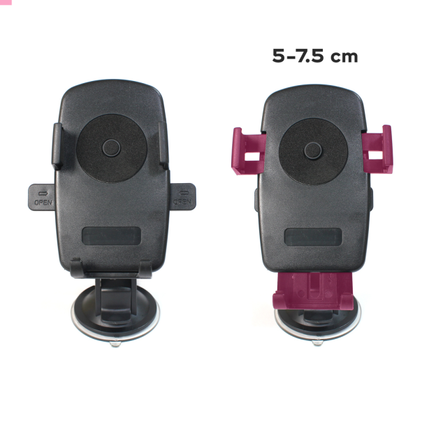 Auto drzac EL02 vakum crni - 200441