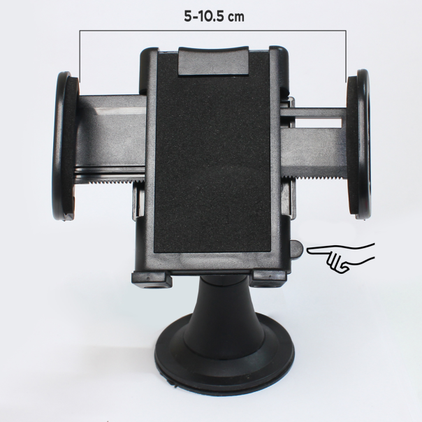 Auto drzac EL03 vakum crni - 200443-1