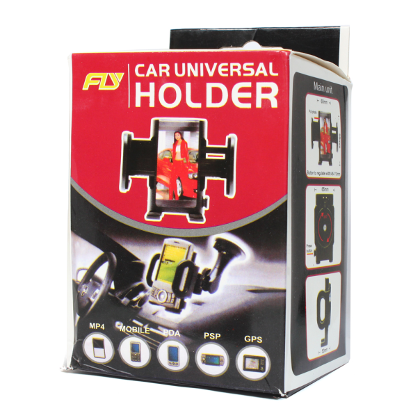 Auto drzac EL03 vakum crni - 200443-1