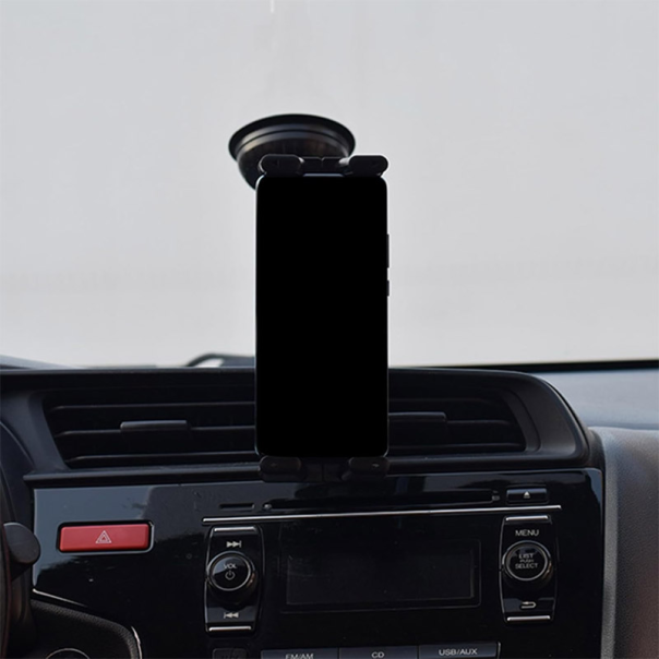 Auto držač univerzalni za tablet/ telefon za kontrolnu tablu vakuum crni - 614609