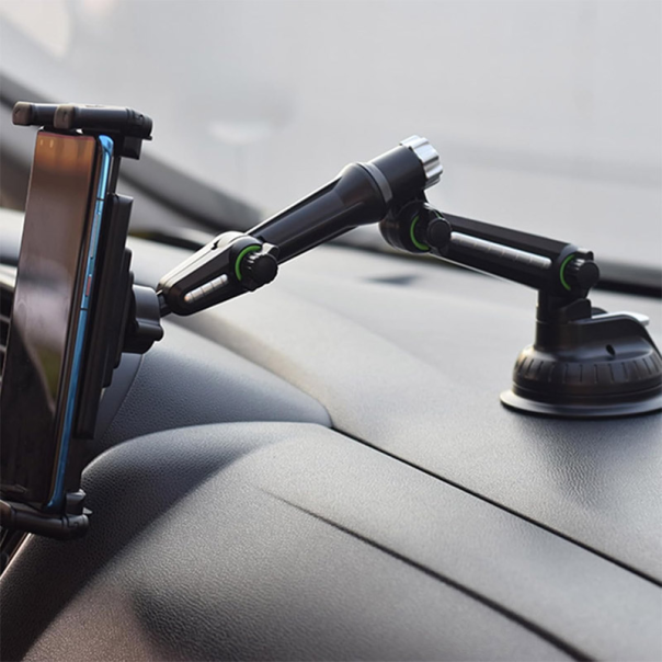 Auto držač univerzalni za tablet/ telefon za kontrolnu tablu vakuum crni - 614609